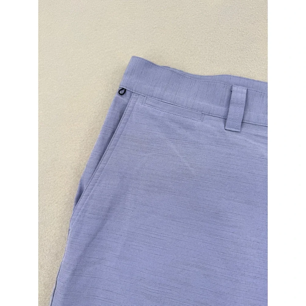 TravisMathew‎ Mens Size 40 Lavender Purple Heathered Performance Golf Shorts